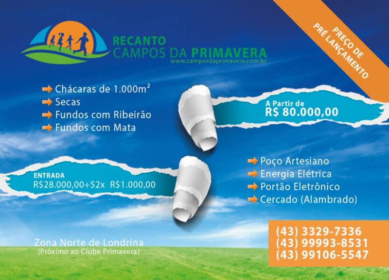Chácara Zona Norte Londrina