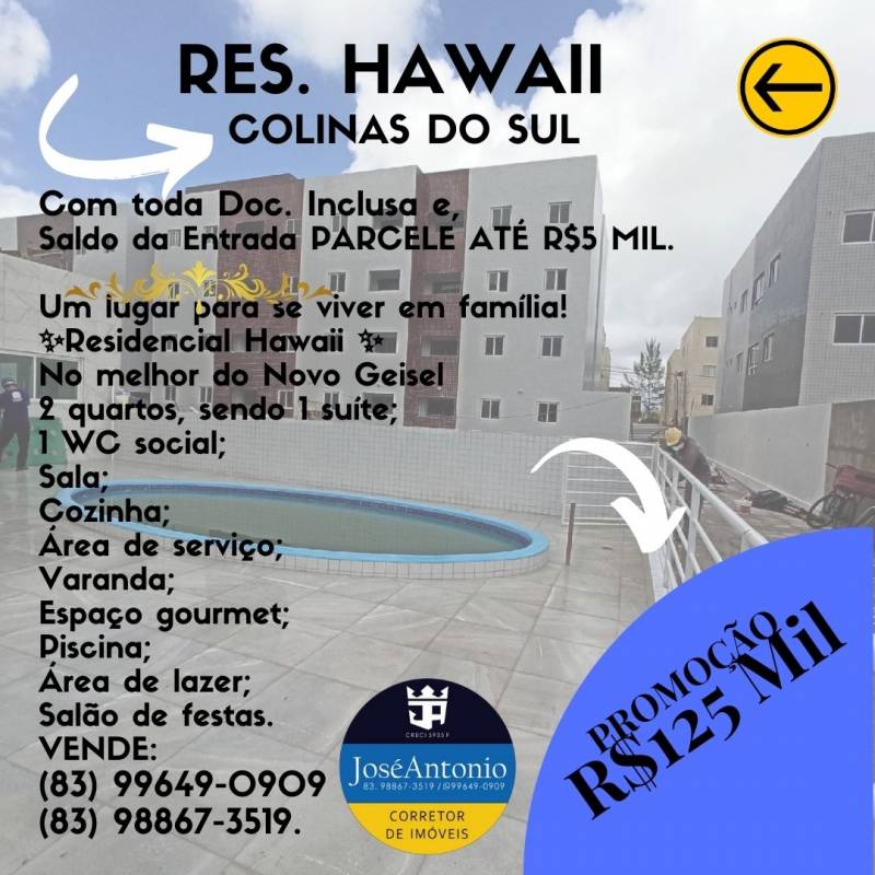 Por R$125 mil, saia do Aluguel agora já!! É uma realidade no Novo Geisel/Gramame, um dos melhores bairros de João Pessoa!
