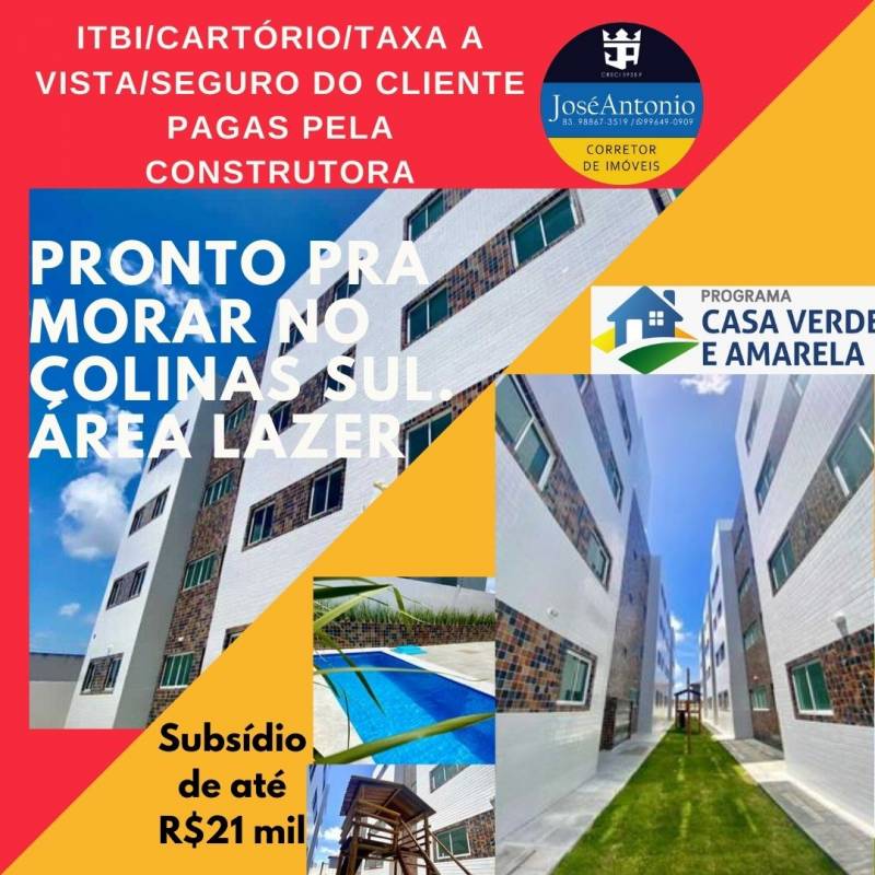 Oportunidade para SAIR DO ALUGUEL, O RES. COLINAS DE GRAMAME II, no melhor do Colinas do Sul, com ÁREA DE LAZER