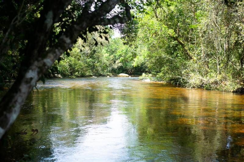 Sitio com casas, rio, agua pura, natureza