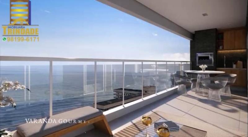 Excelente Apartamento de Alto Padrão Na Ponta D Areia - Vista Mar 