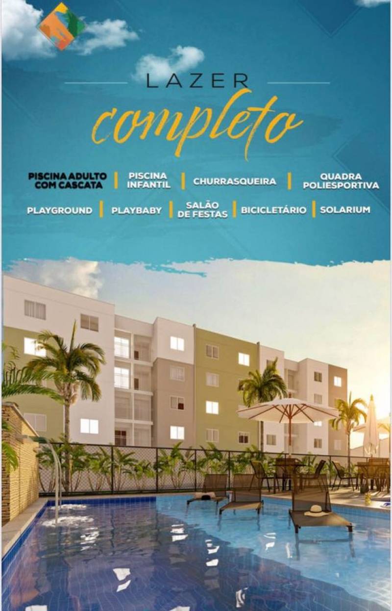 Dois quartos com varanda e área de lazer completa. Entrada a partir de ZERO. Agende uma visita.