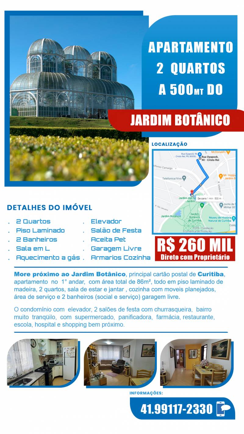Apartamento 2 Quartos a 500 metros do Jardim Botânico