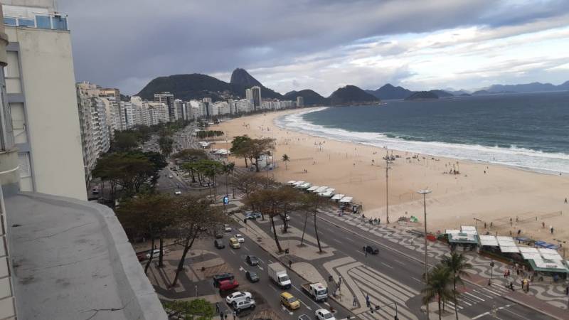 Apartamento sala 3 quartos garagem em Copacabana