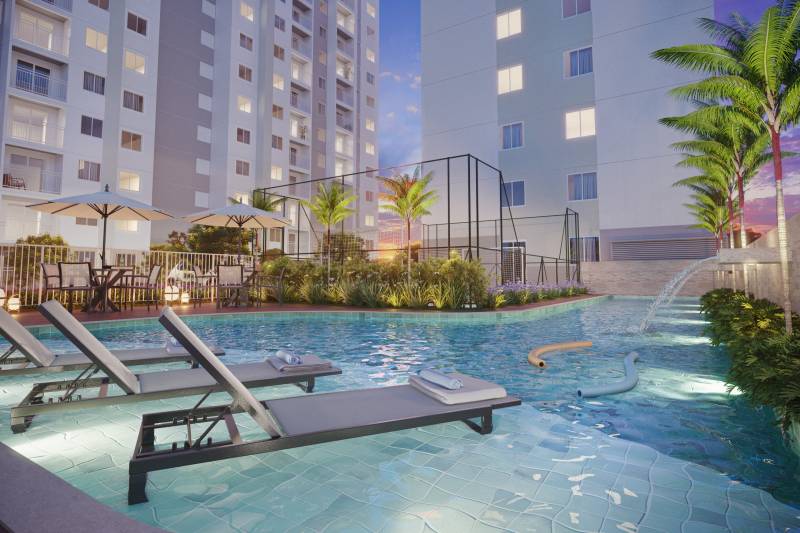 APARTAMENTO 2 QUARTOS PROXIMO A PRAIA, FORTALEZA/CE - LAZER COMPLETO