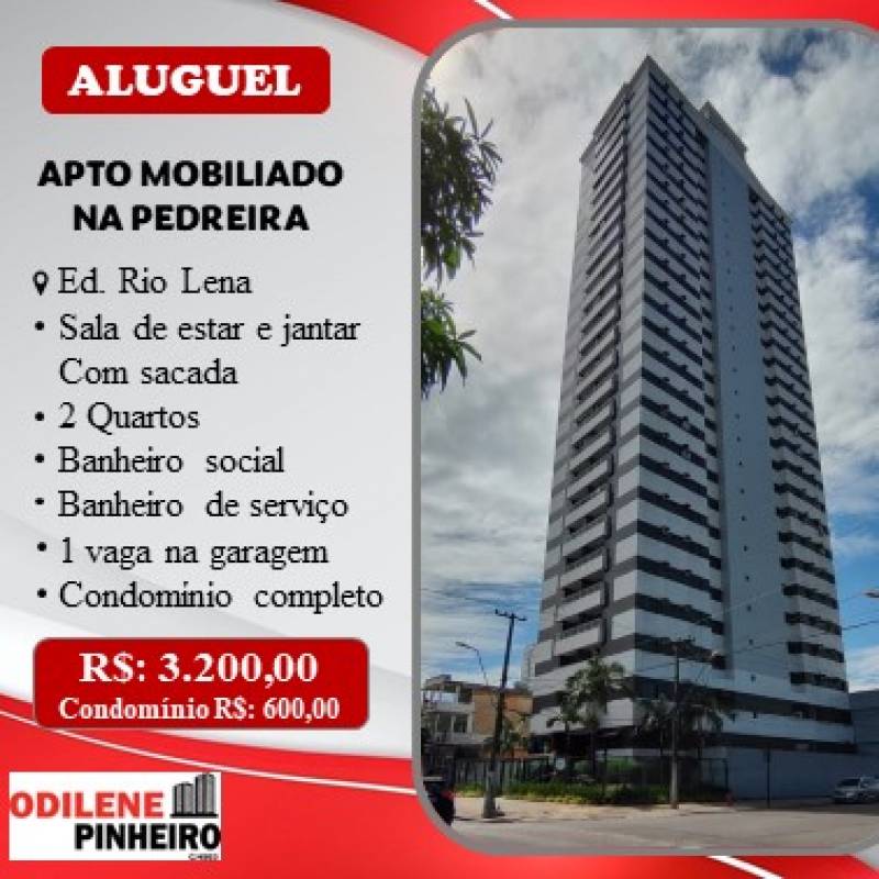 Apartamento mobiliado na Pedreira 