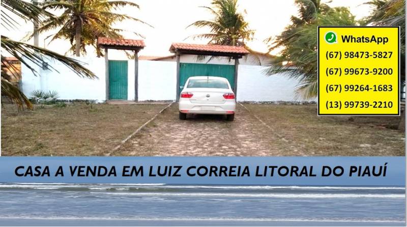 Casa a Venda no Litoral do Piauí 