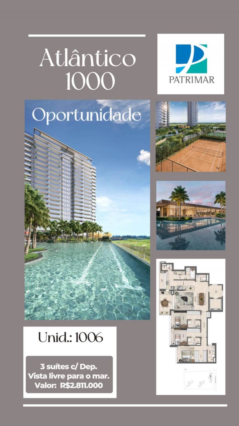Apartamento à venda  com 3 Suítes - Barra da Tijuca