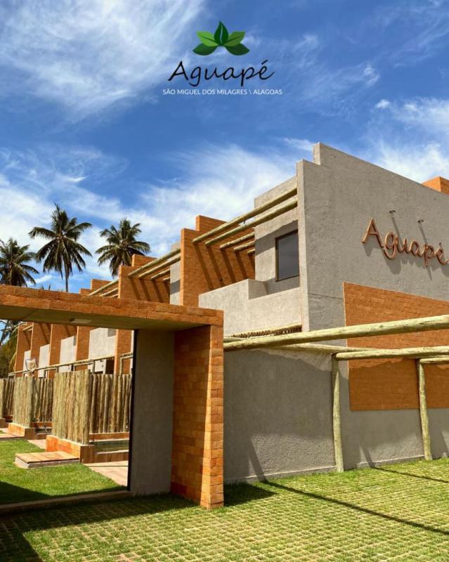 casa duplex 2 quartos suite em condominio em são miguel dos milgres