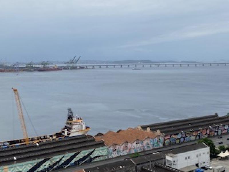 Apartamento com vista maravilhosa para a Baía de Guanabara - Porto Maravilha