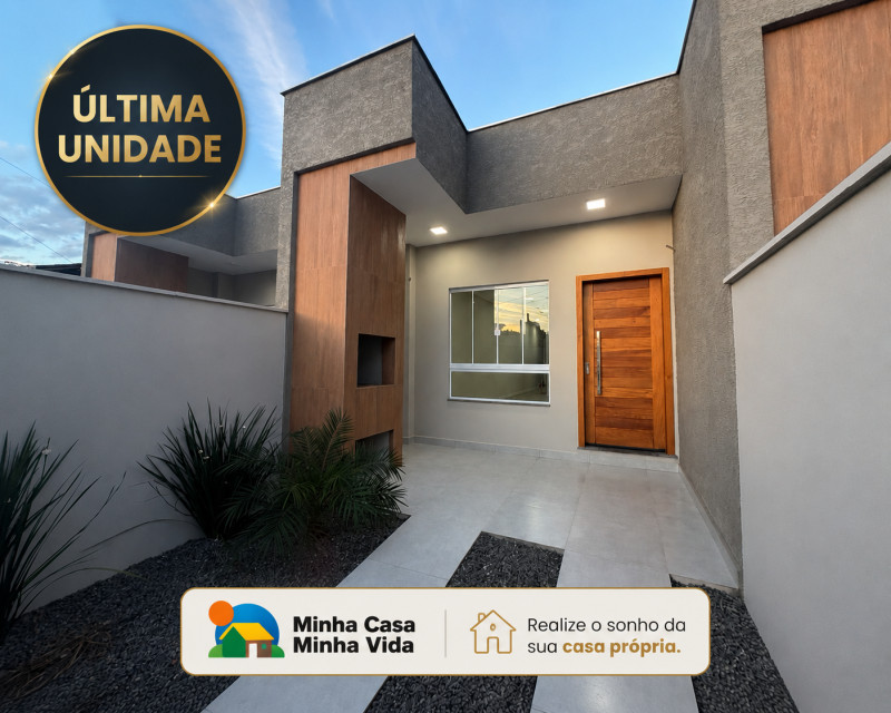 Casa Geminada com Suíte à Venda no Três Rios do Norte em Jaraguá do Sul | Minha Casa Minha Vida