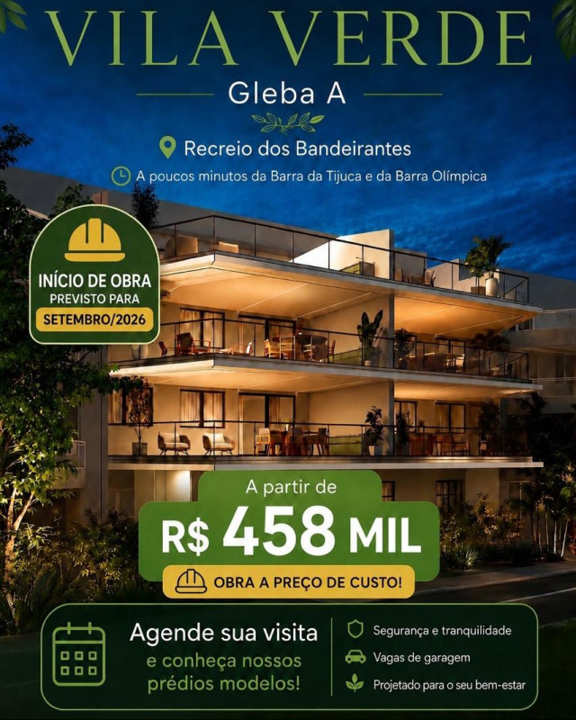 LANÇAMENTO NO RECREIO DOS BANDEIRANTES - RIO DE JANEIRO