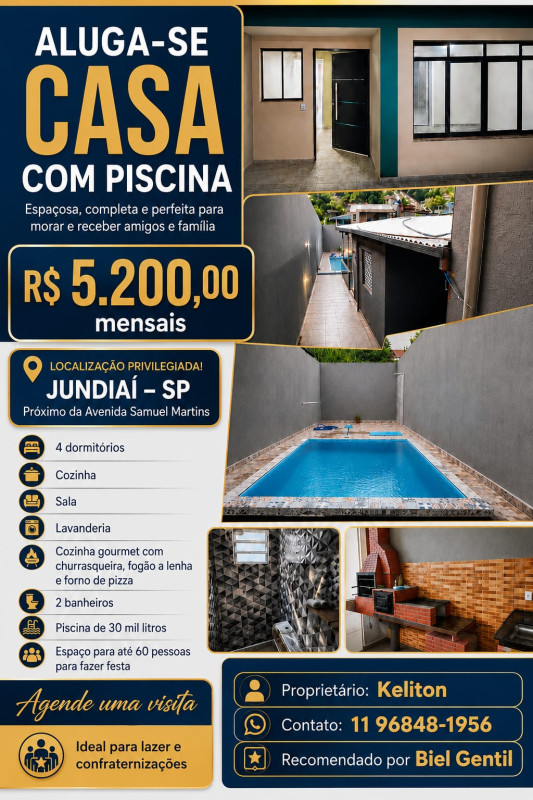 Aluga-se linda casa 