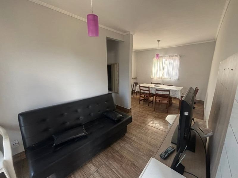 Apartamento em Mongagua Com 1 Dormitório 1 Banheiro Mobiliado 1 Vaga de Garagem  Lado Praia