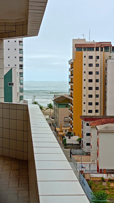 Oportunidade apartamento 1 dormitório com varanda gourmet vista do mar