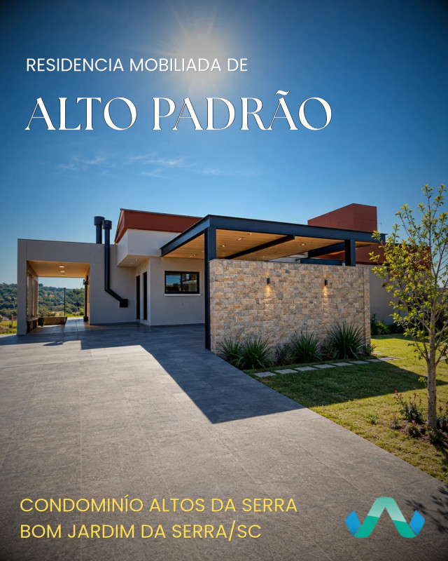 ALTO PADRÃO MOBILIADO - COND. ALTOS DA SERRA