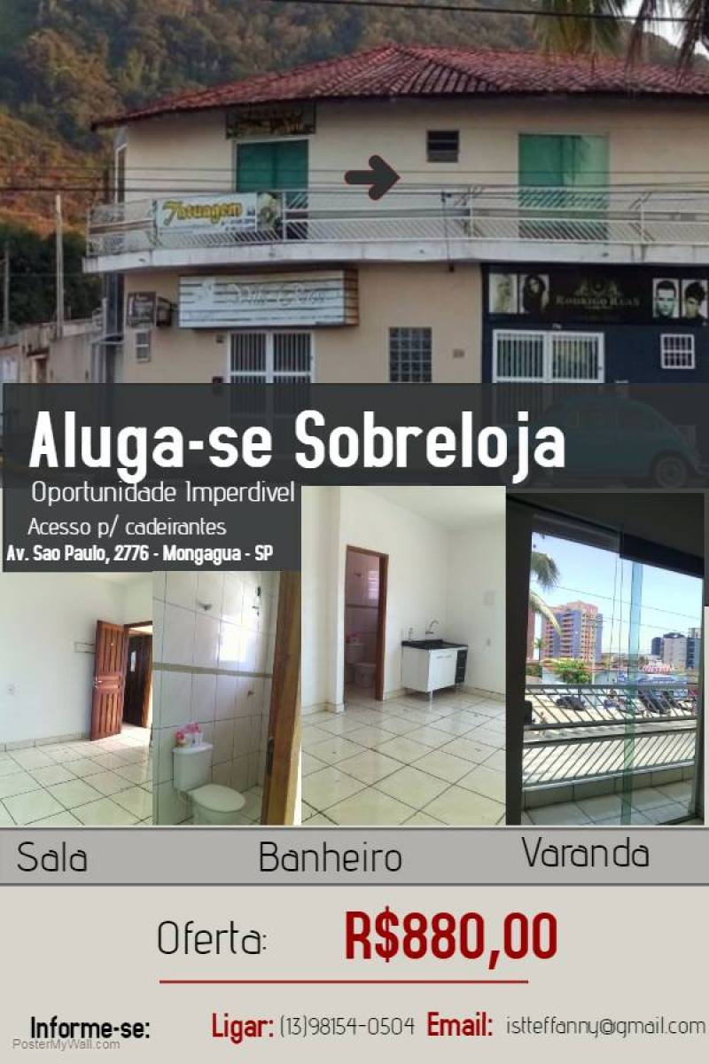 Sala Comercial Mongagua - IPTU Gratis