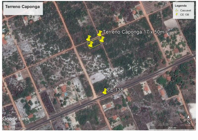 Terreno/Sítio na Caponga, na beira da CE 138