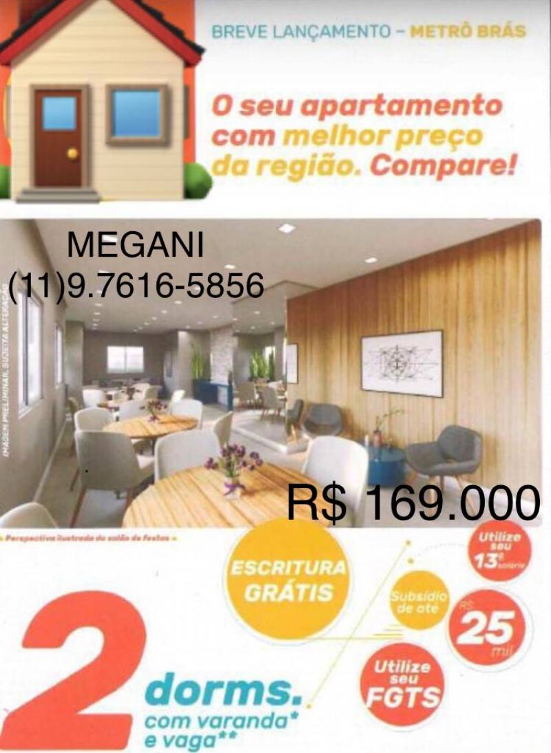 APARTAMENTO NO BRÁS