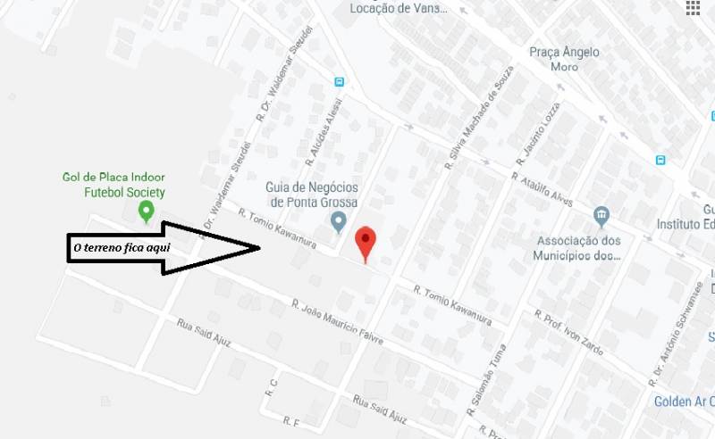 Terreno em ótima localização com um ótimo preço!