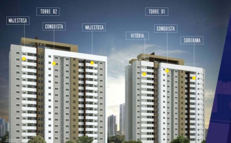 Compre seu apartamento de 2 ou 3 Dorms c/ prestações a partir de R$ 930,00! Zona Sul