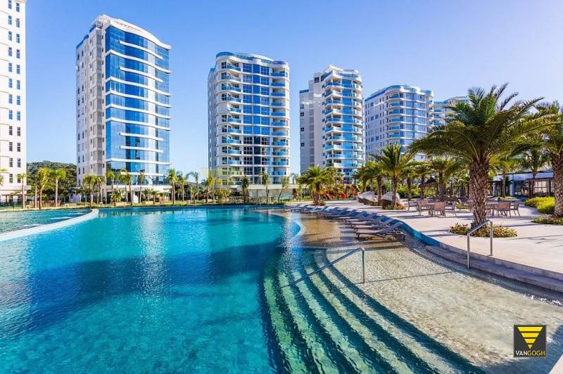 Apartamento Alto Padrão Mobiliado e Decorado no Brava Home Resort Quadra Mar, na Praia Brava