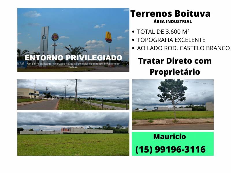 Terrenos Área Industrial - Boituva/SP