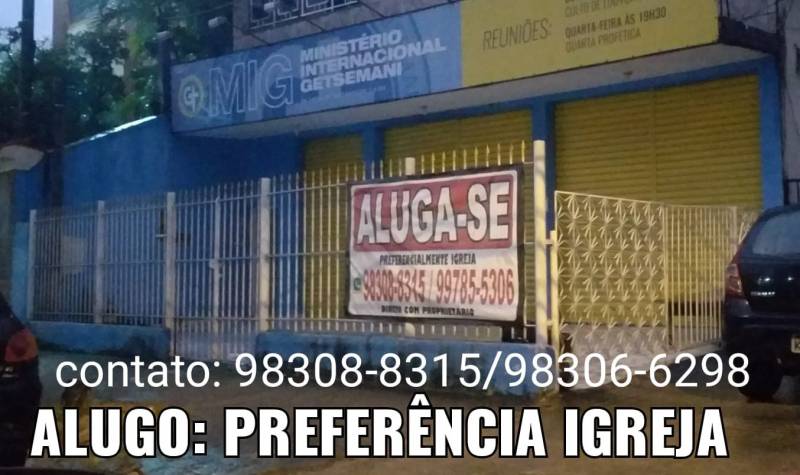 Alugo preferência igreja
