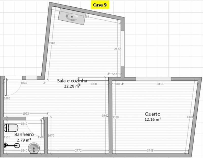 Casa com 3 comodos (#9)